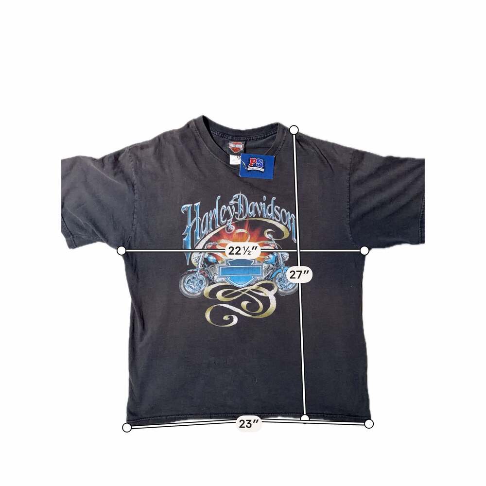 Vintage Thrashed 2006 Harley-Davidson Texas Thunder Nacogdoches T-Shirt Large - Picture 8 of 13